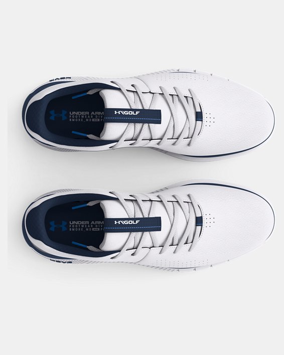 Men's UA HOVR™ Fade 2 Spikeless Golf Shoes, White, pdpMainDesktop image number 2